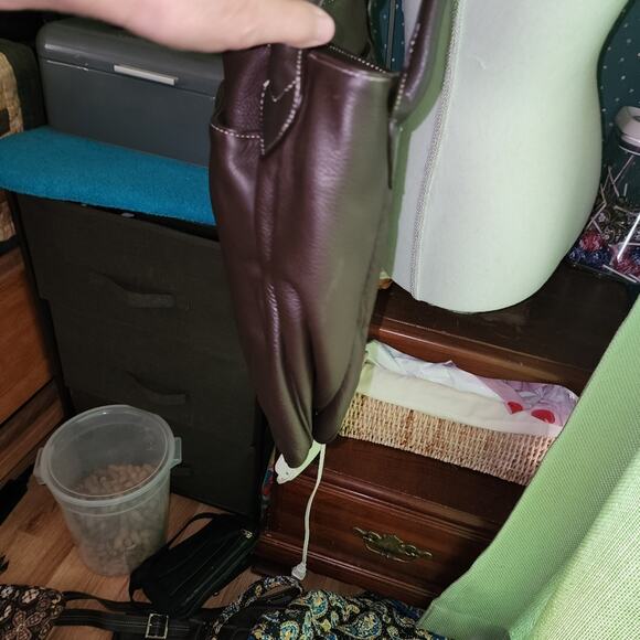 SOPHIA CAPERELLI EUC XL LEATHER SHOULDER BAG - Picture 7 of 9